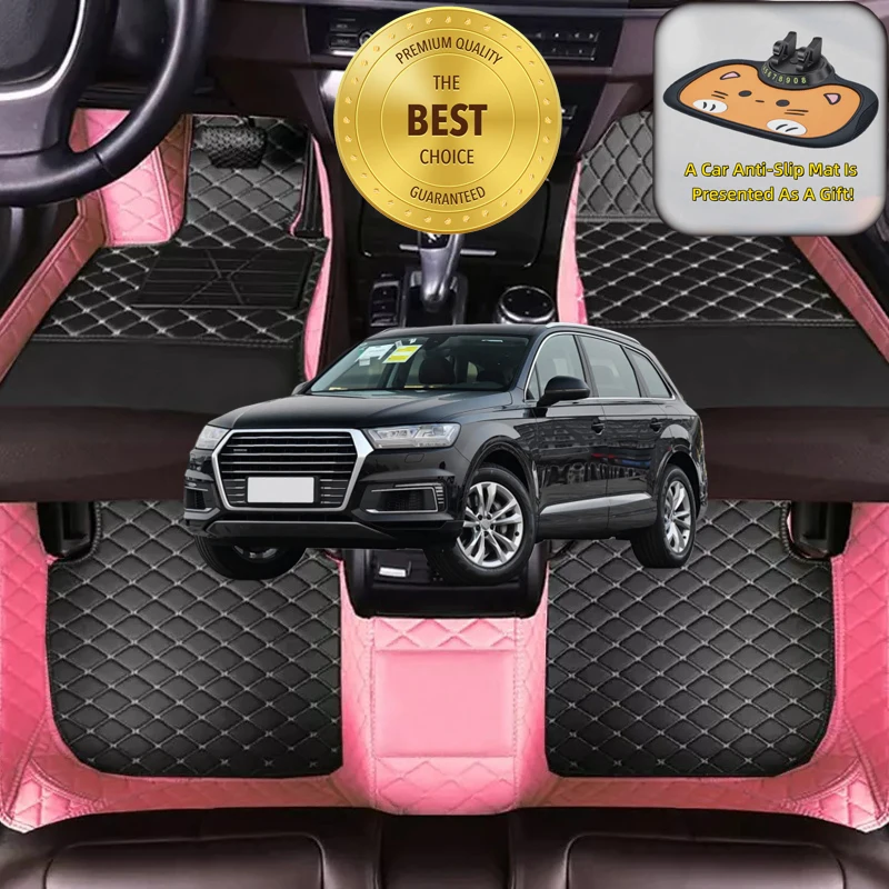 Personalizado apto para audi q7 2005-2025 suv tapetes de carro luxo all-weather acessórios do carro auto tapetes esquerda/direita-direita