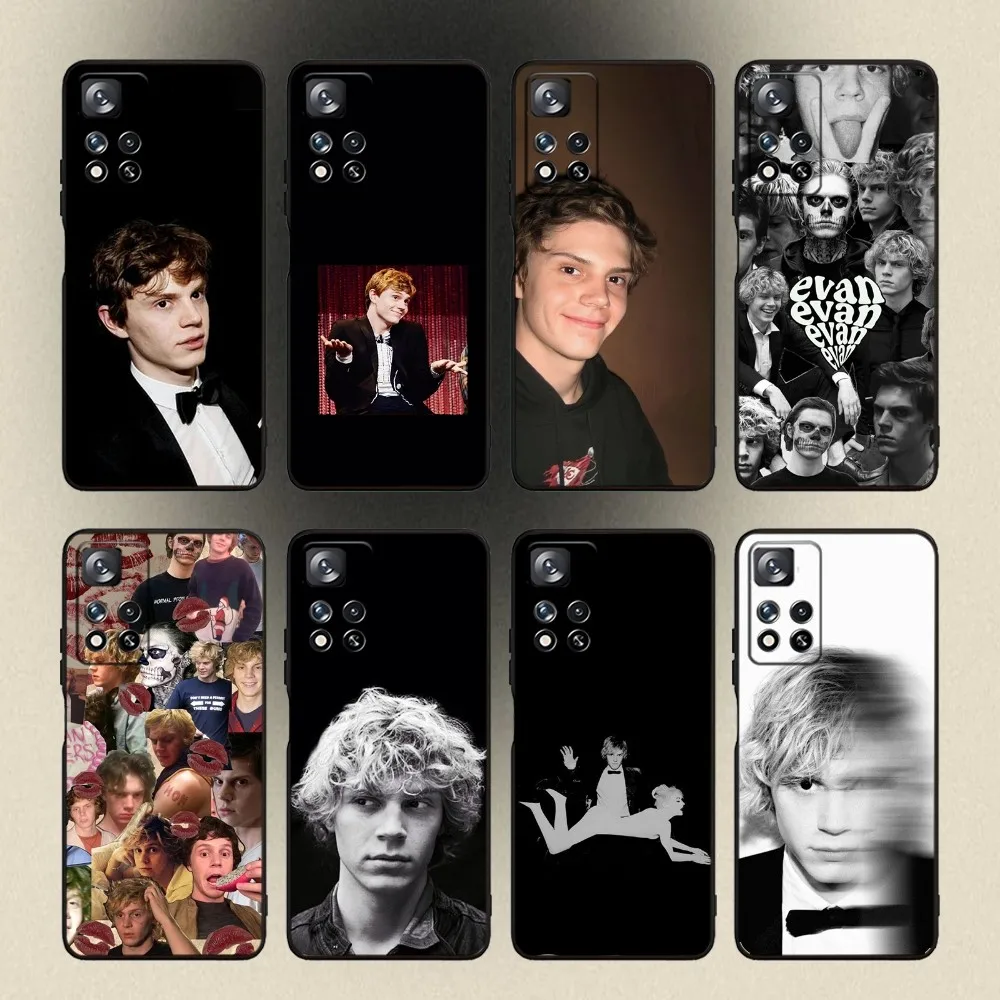 Actor E-Evan P-Peters Phone Case For Samsung Galaxy A20,A21s,A22,A31,A32,A52,A53,A72,73,A80,A91 Soft Black Cover