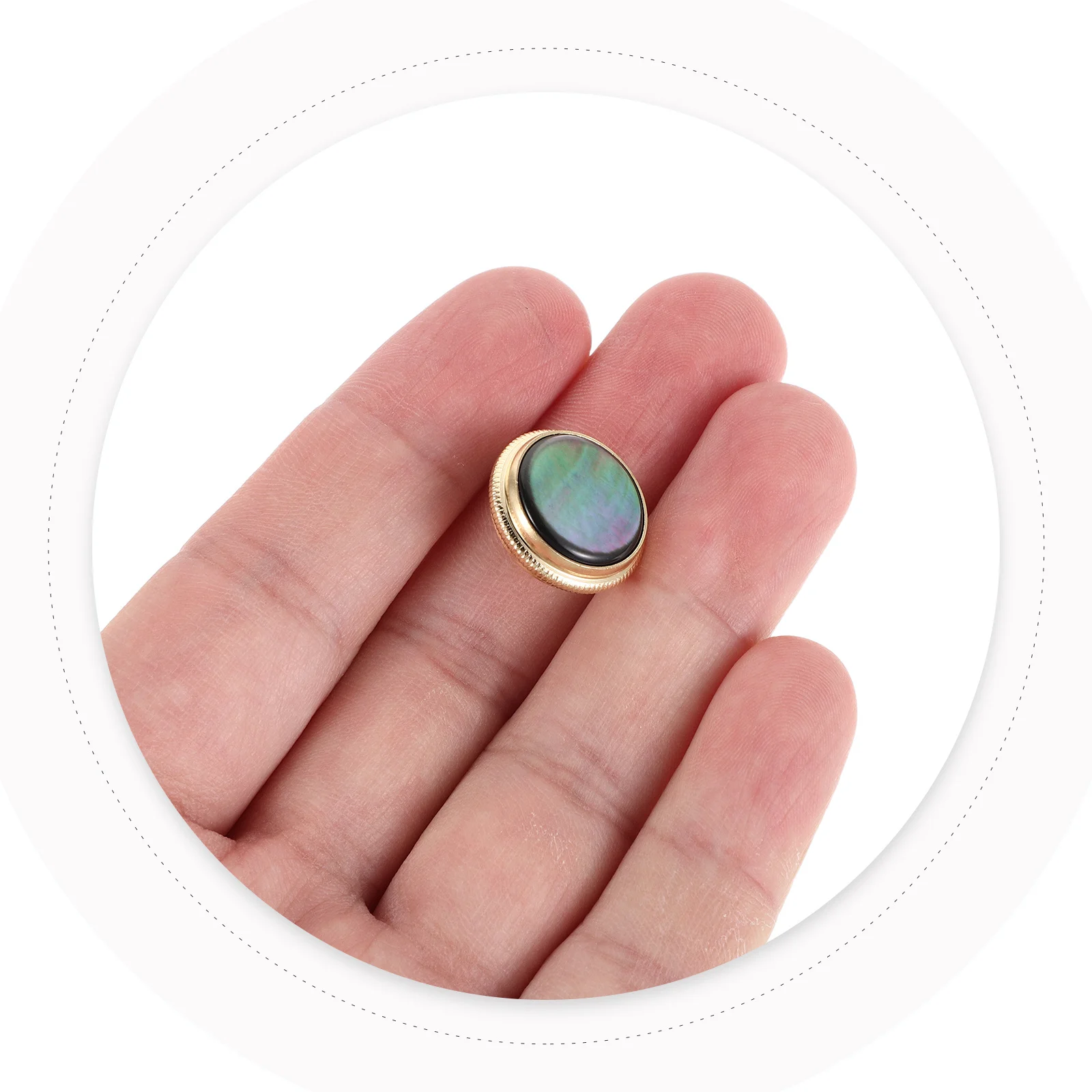 

3pcs Short Horn Key Buttons Cute Nickel-Plated Black Shell Metal Valve Caps For Trumpet Replacement Parts Trumpet Accessories