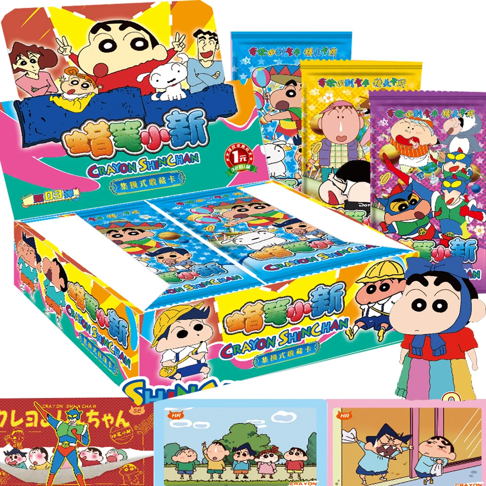 

Crayon Shin-chan Collection Cards For Boys And Girls Cute Cartoon Character Nohara Shiro Rare Card Children's Chirsmas Gift Toys