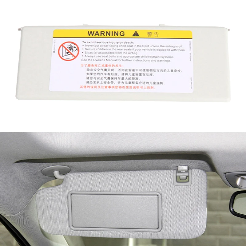 

For Peugeot 408 508 3008 4008 5008 Car Sun Visor Shade Mirror Makeup SunShade Cover For Citroen C5 C6 C5X Auto ABS Accessories