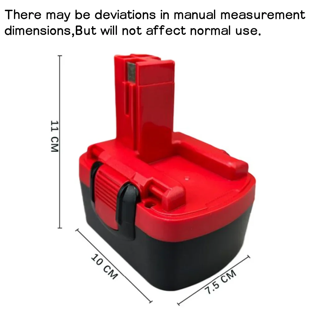 Bateria recarregável Ni-MH para Bosch, ferramentas elétricas sem fio, bateria substituível, D70745, 2607335273, BAT038, BAT140, 14.4V, 4800mAh