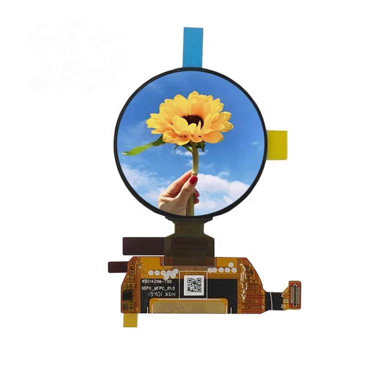 Small 1.39 inch 454*454 Resolution MIPI/SPI Interface RM69330 Driver IC All Viewing Angle OLED Display