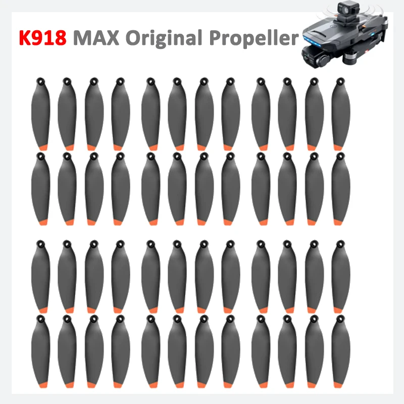 

48PCS Drone Propeller Blade Spare Part Kit Original for K918 MAX GPS Quadcopter Helicopter Wing Rotor Accessory