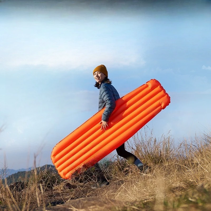 

Sleeping Pad Outdoor Mountaineering Inflatable Pad 6.0 Camping Quantitative Moisture-proof Pad