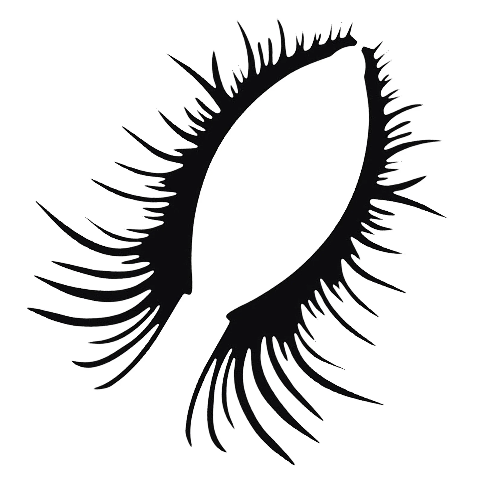 1Pair Car Eyelashes Sticker 3D Effect Headlight Decoration Premium Material Uv Protection Scratch Resistant Trendy Look Vehicle