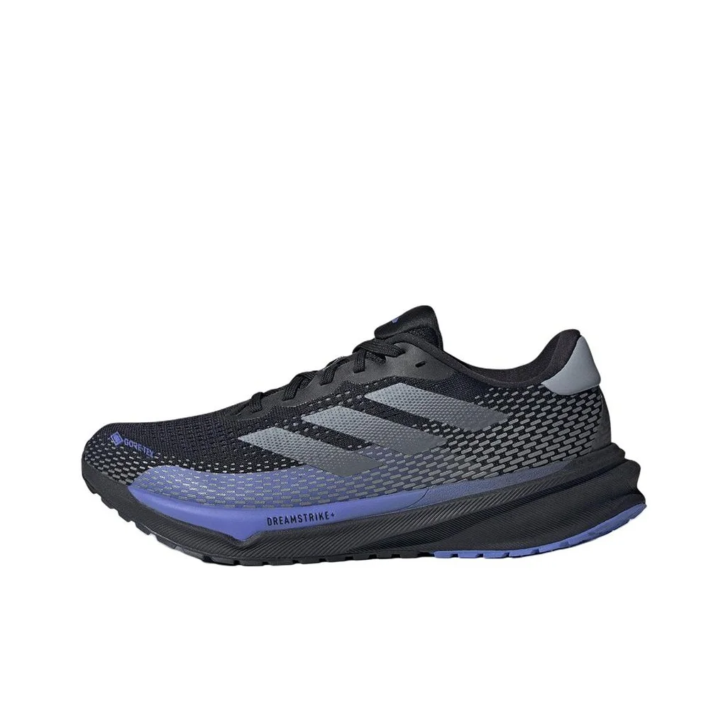 Adidas Supernova Running Shoes Unisex Low Top Black/Purple ID6307
