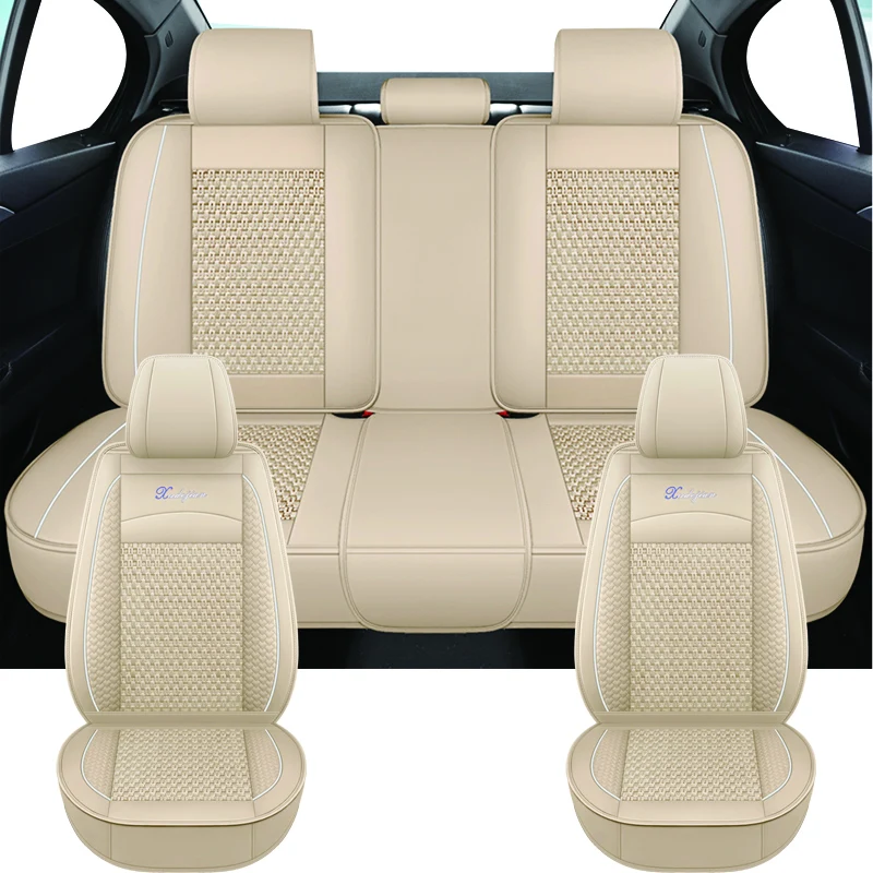 PU Leather Universal Car Seat Covers For Chery Jetour X90 X70 Max Arrizo Tiggo 2 3X 5X 7 8 Pro Plus Auto Interior Accessories