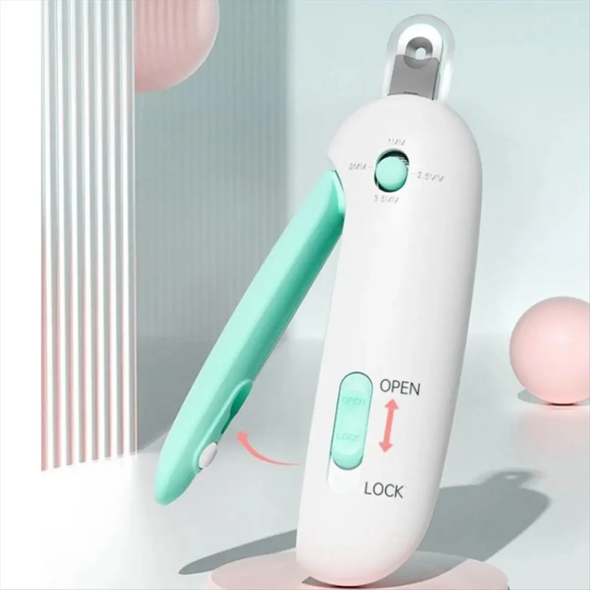 

Когтерезы BAAQ с регулируемым отверстием для кошек, собак, щенков и котят, инструмент для ухода и груминга, синие