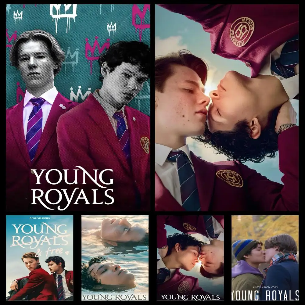 TV Young Royals Wilhelm Simon Wilmon Poster PP Self Adhesive Decorative HD For Garage Gaming Room Living Room Gift