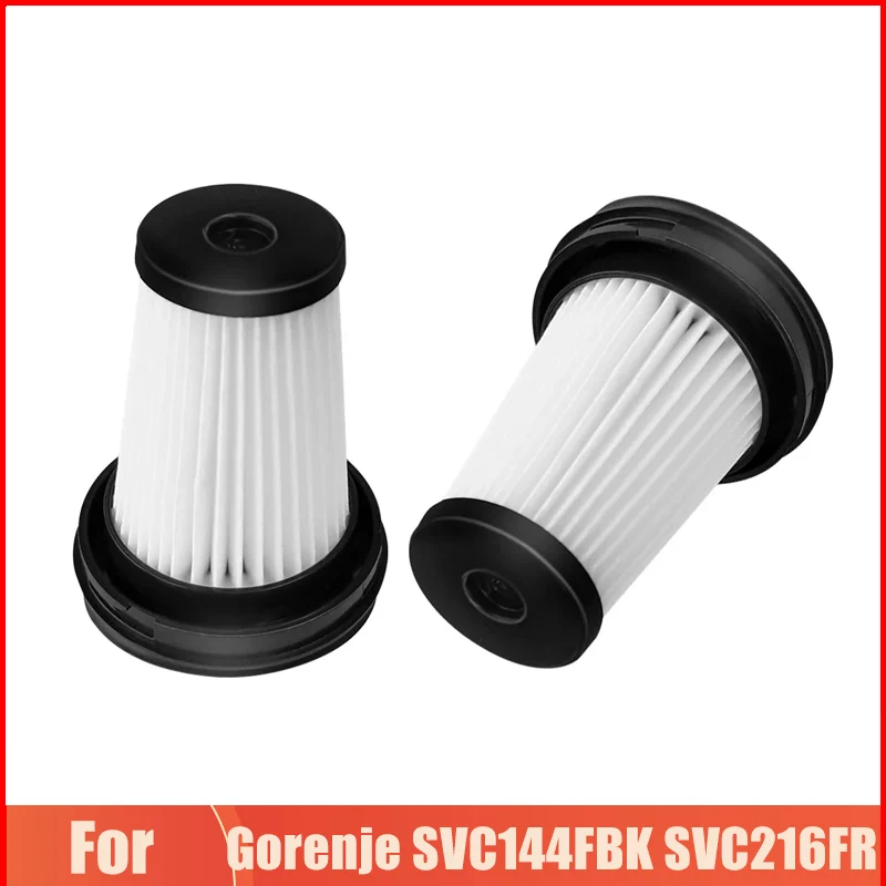 2pcs Hepa Filter For Gorenje SVC144FBK SVC216F Grundig VCH9629 VCH9630 Handheld Vacuum Cleaner Accessories Household Replacement