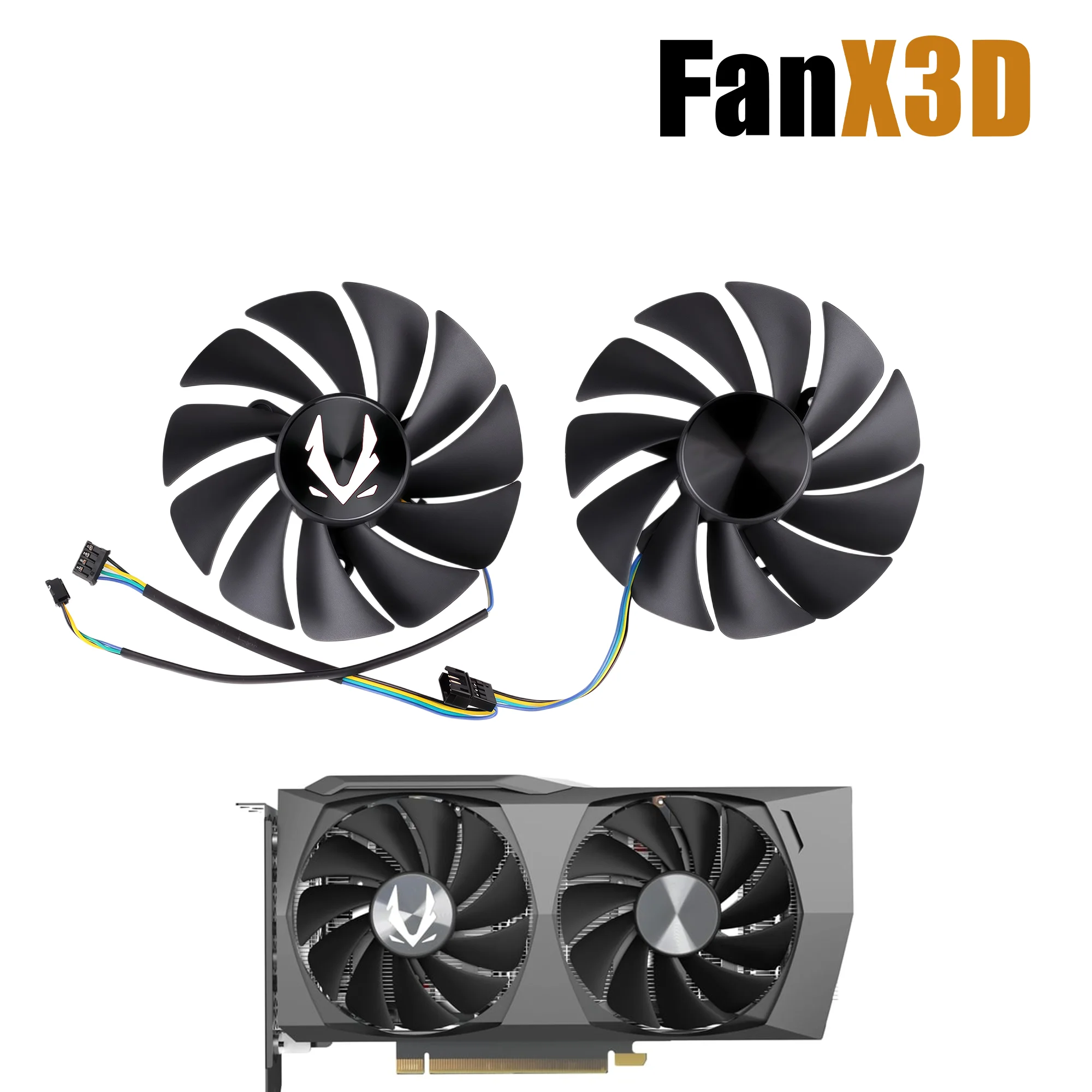 

88MM Cooling Fan For ZOTAC Gaming RTX 3050 3060 Ti Twin Edge Graphics Card Cooler Fan GA92S2U GFY09215M12SPA