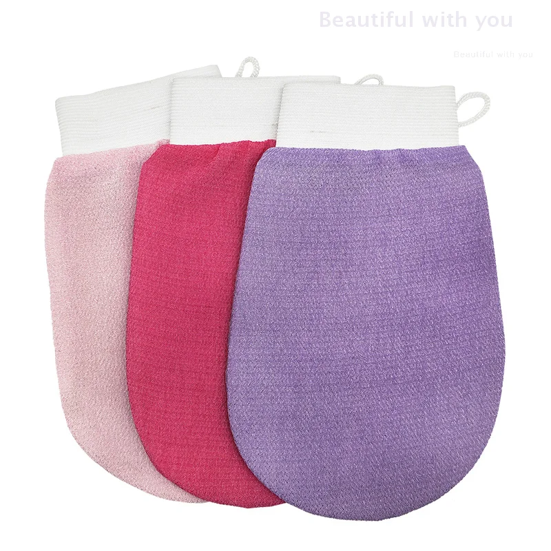 

1Pc Shower Thicken Bath Peeling Glove Scrub Exfoliating Removal Bathing Cleaning Towels Body Scrub Dead Skin Massage Gloves