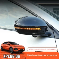 For Xpeng G6 2023 2024 Xiaopeng G6 Carbon Fiber Rearview Mirror Protective Cover Blackened Rearview Mirror Modification