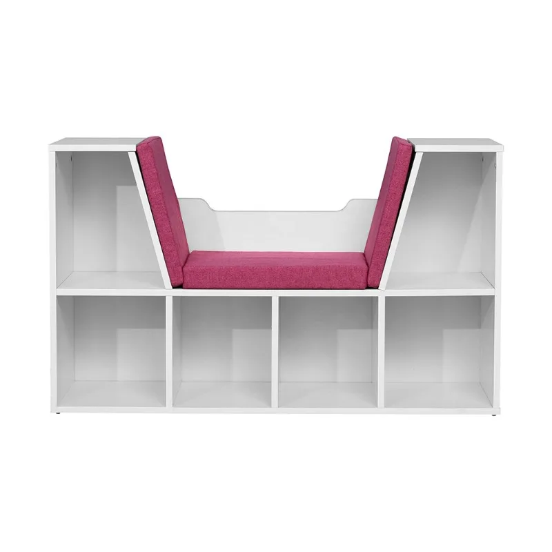 Shoe stool, locker rack, hallway cabinet holder with soft seat cushion