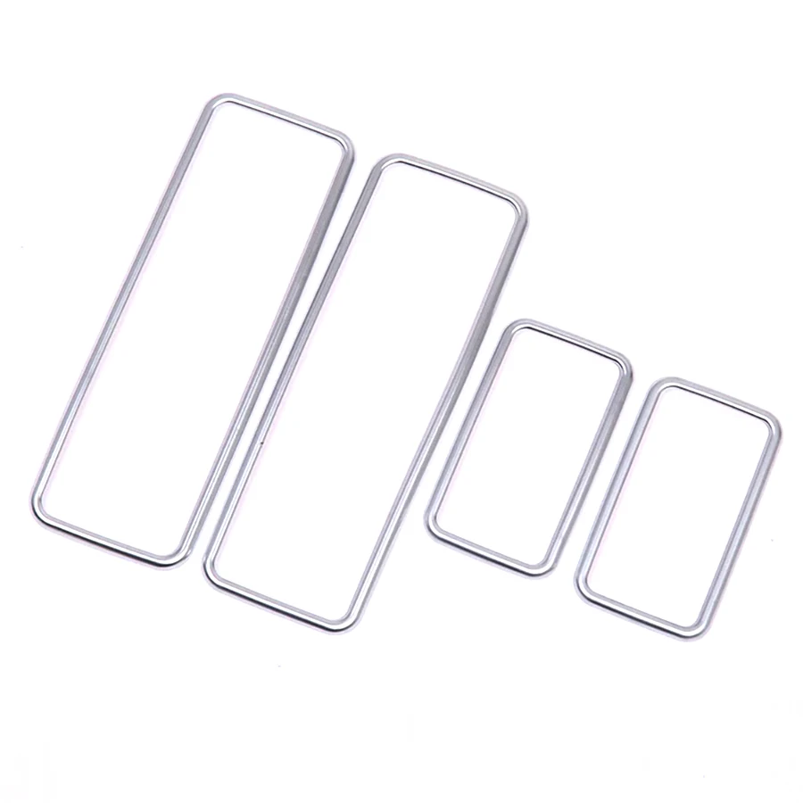 4Pcs Window Lift Control Panel Cover Car Interior Frame Trim For Land Rover Discovery Sport 2015 2016 2017 2018 2019
