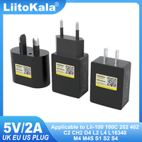 Liitokala 5V 2A 110V-220V USB Charger EU US UK Plug Mobile Phone Power Adapter Wall Charger for Lii-M4S Lii-M4 Lii-402 Lii-202