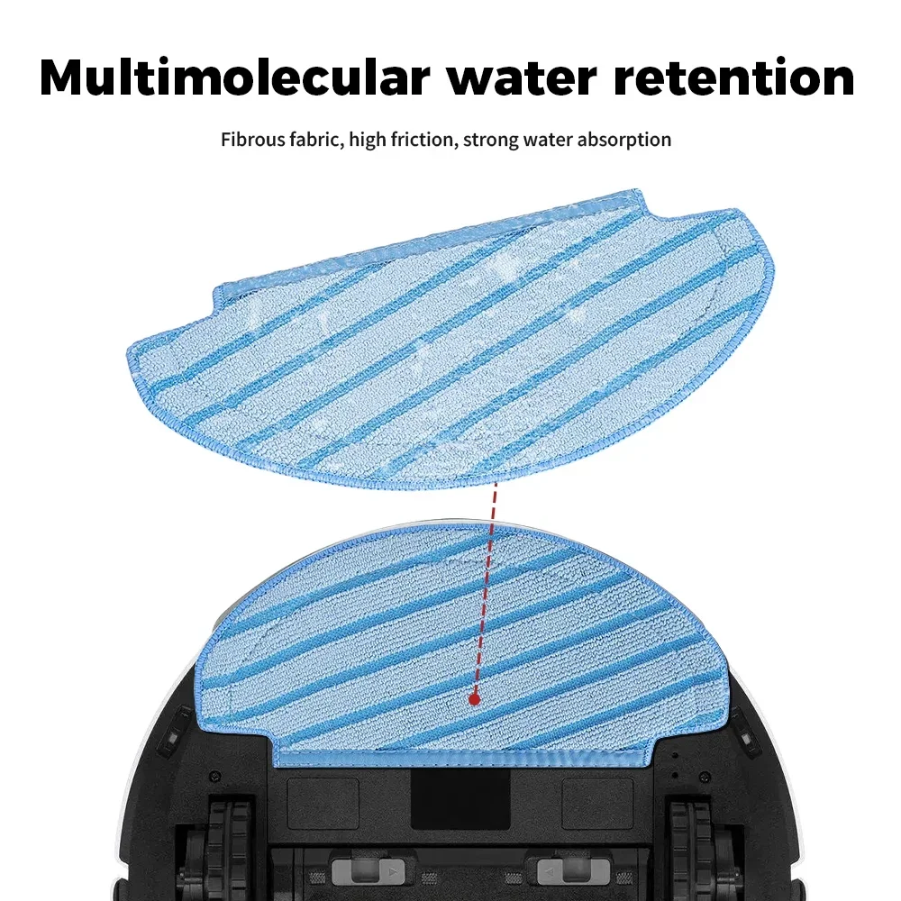 Accessori per aspirapolvere per ECOVACS Deebot T8 AIVI/T8 PURE T9 AIVI N8 Pro Spazzola laterale, Spazzola principale, Filtro, Sacchetto per la polvere, Filtro HEPA