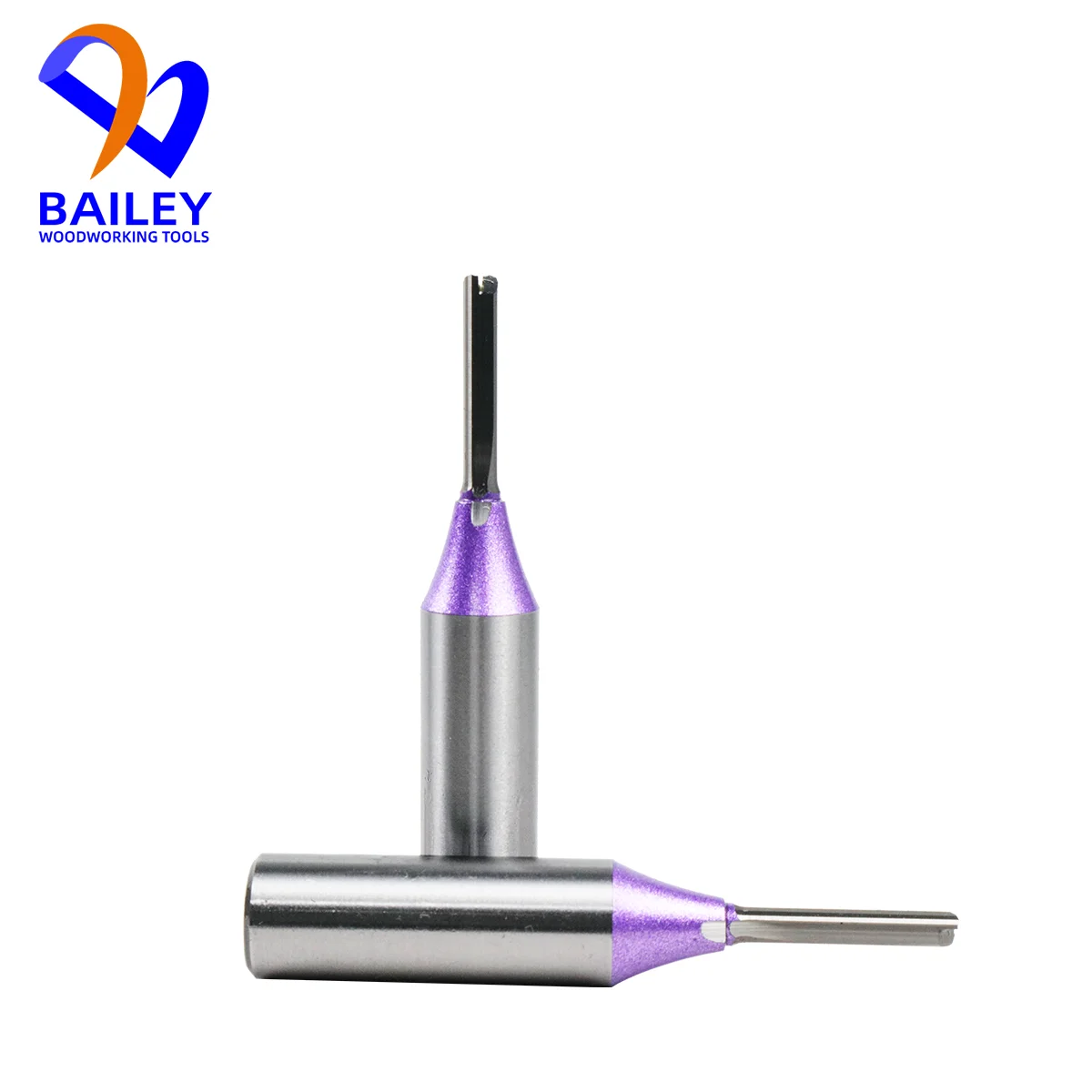 BAILEY 1PC 4/4.5mm Shank Straight Bit Carbide Cutter CNC Milling Tool Engraving Bit Milling Cutter Woodworking Tool