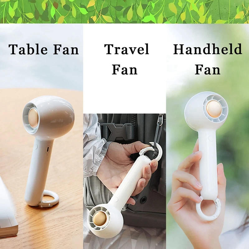 Mini Portable Fan, Small Handheld Fan With USB Rechargeable Battery, Personal Hand Fan For Indoor Outdoor