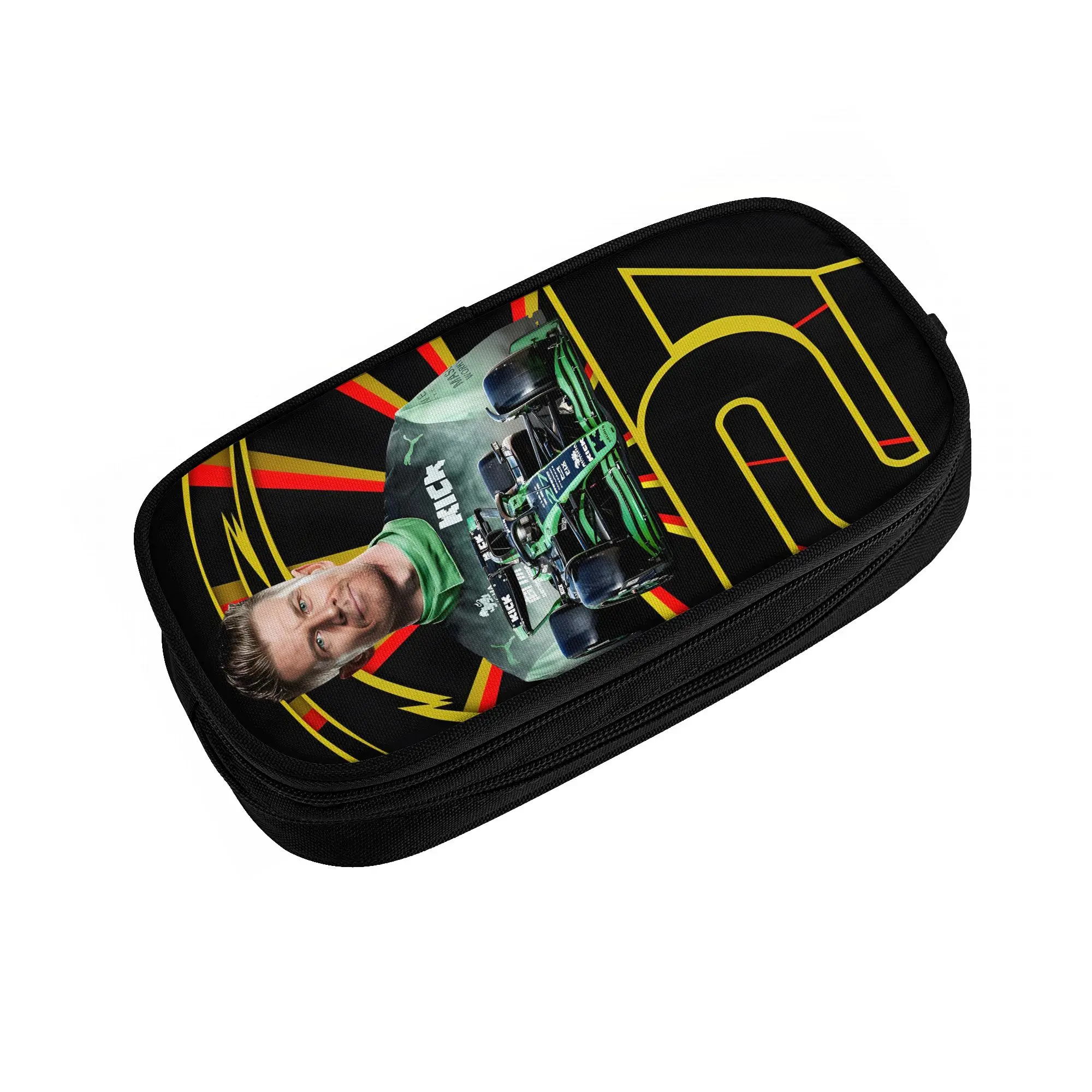 N-Nico H-Hulkenberg Pencil Cases for Boy Girl Large Capacity German Racing Driver Cute 27 Pencil Pouch School Accessories