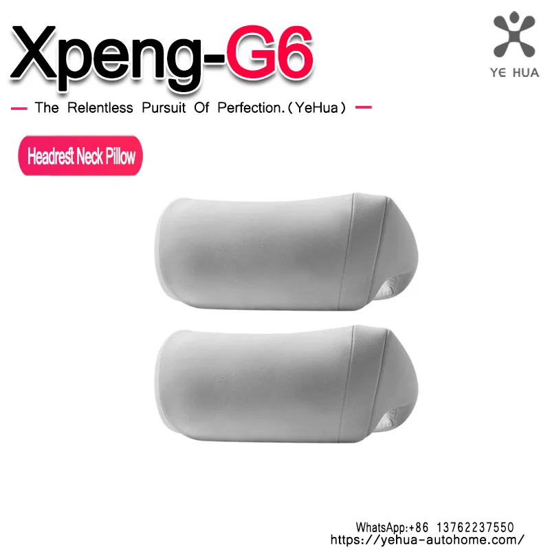 

For XPeng G6 2023-2025 Car Neck Pillow Seat Headrest Lumbar Spine Protectio Auto interior accessories