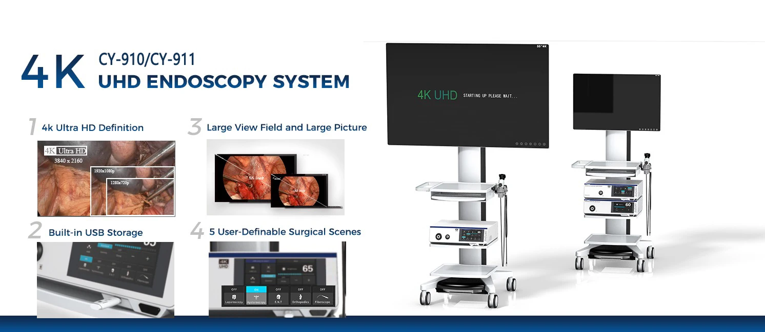 4K Endoscope  System for Endoscopy Urology Laparoscopy ENT
