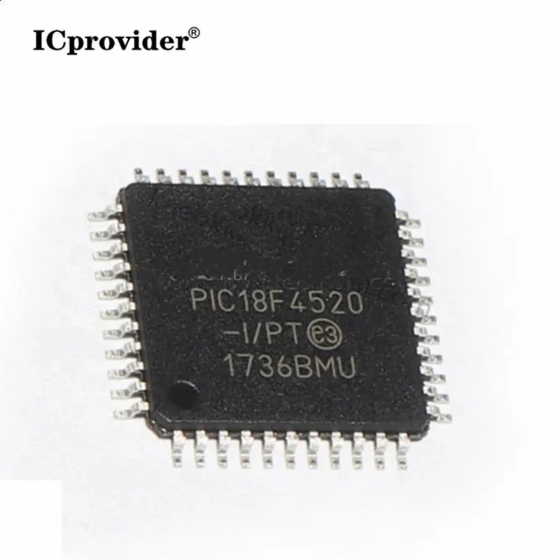 

1-10PCS PIC18F4520-I/PT PIC18F4520 QFP44