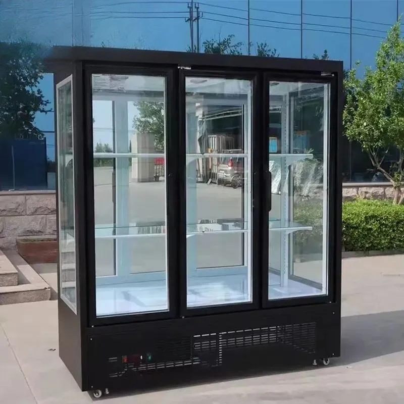 Commercial Glass Door Display Refrigerator for Flowers Yogurt Cold Drinks Store Fridge Showcase Fresh Keeping Solution