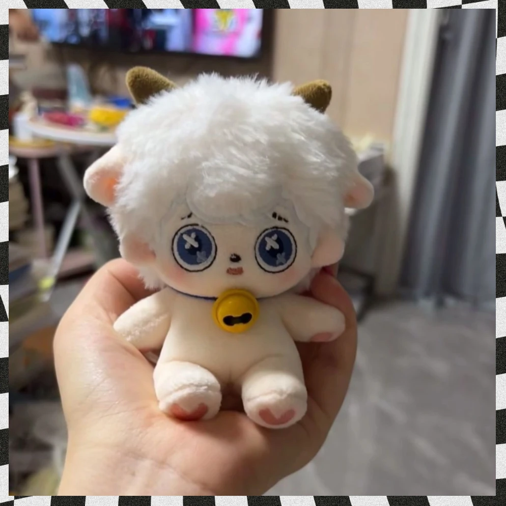 

Фаршированные 10 см приятные козы и большой волк Бу Ла Си, аниме-фигурки, плюшевые косплей-одевания, хлопковые куклы, игрушки для детей, подарки, Xams