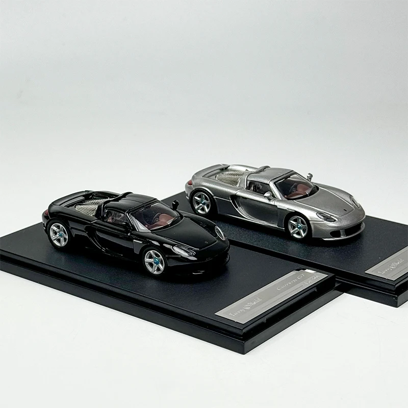 1:64 Scale Alloy Simulation Porsche Carrera GT Convertible Sports Car Sedan Racing Model Toy Gift Collection Souvenir Decoration