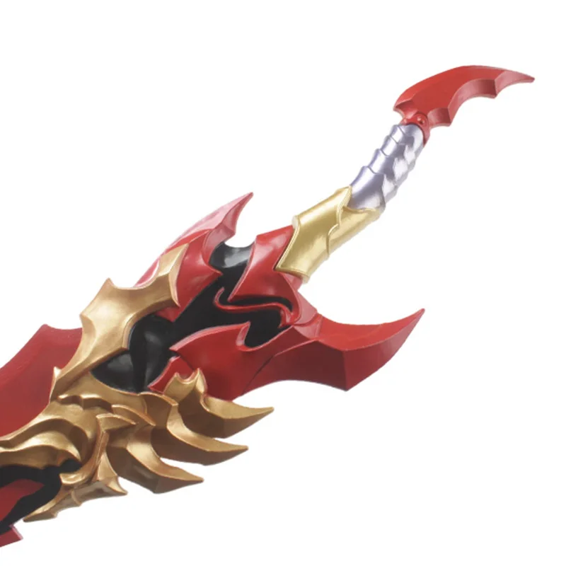 Nuovo modello Hot Mobile Game Solo Dress Up Armi Spada in legno Puntelli Cosplay Spade non affilate con cintura, regalo di Natale