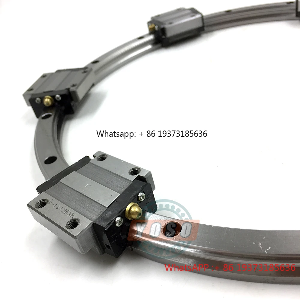 YCR Replaces HCR Series Customizable Acr Guide Rail YCR25A+60/500R YCR25A+60/750R Instead of HCR25A+60/750R Arc Linear Guide