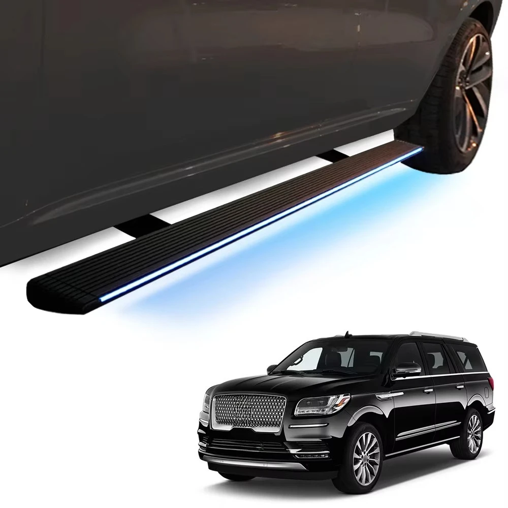 Power Running Boards for Lincoln NAVIGATOR Aluminum Alloy Electric Side Step Fit MKC MKX Nautilus AVIATOR Car Automatic Pedal