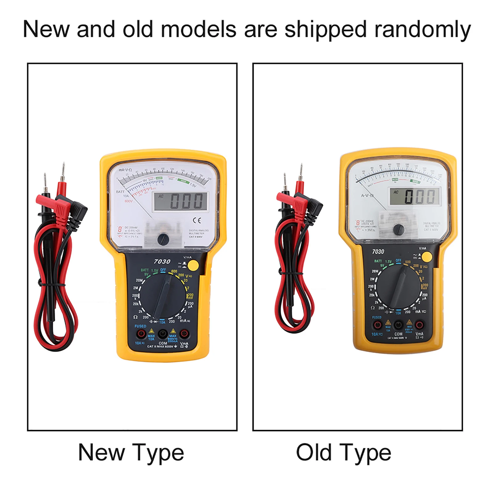 KT7030 Analog Multimeter KT7030 Multifunction High Sensitivity High Accuracy Analog Digital Double Display Multimeter Multimeter