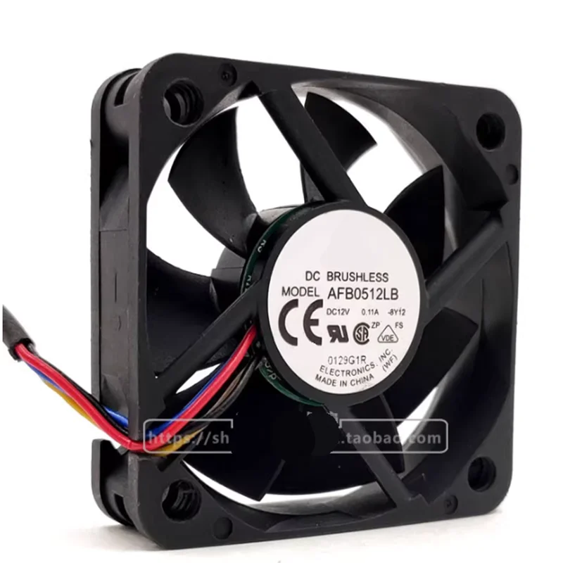 AFB0512LB Cooling Fan  5015 12V 0.11A 5CM PWM Temperature-Controlled Silent Case Cooling Fan