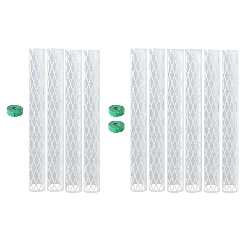 E28F Set Of 1 Plastic Plant Support Stake 16in For Climbing Plant Indoor Outdoor