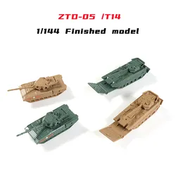 4D 1/144 Steel Ball Tank China ZTD-05 Amphibious Infantry Fighting Vehicle T-14 Armata Main Battle Tank Toy Model