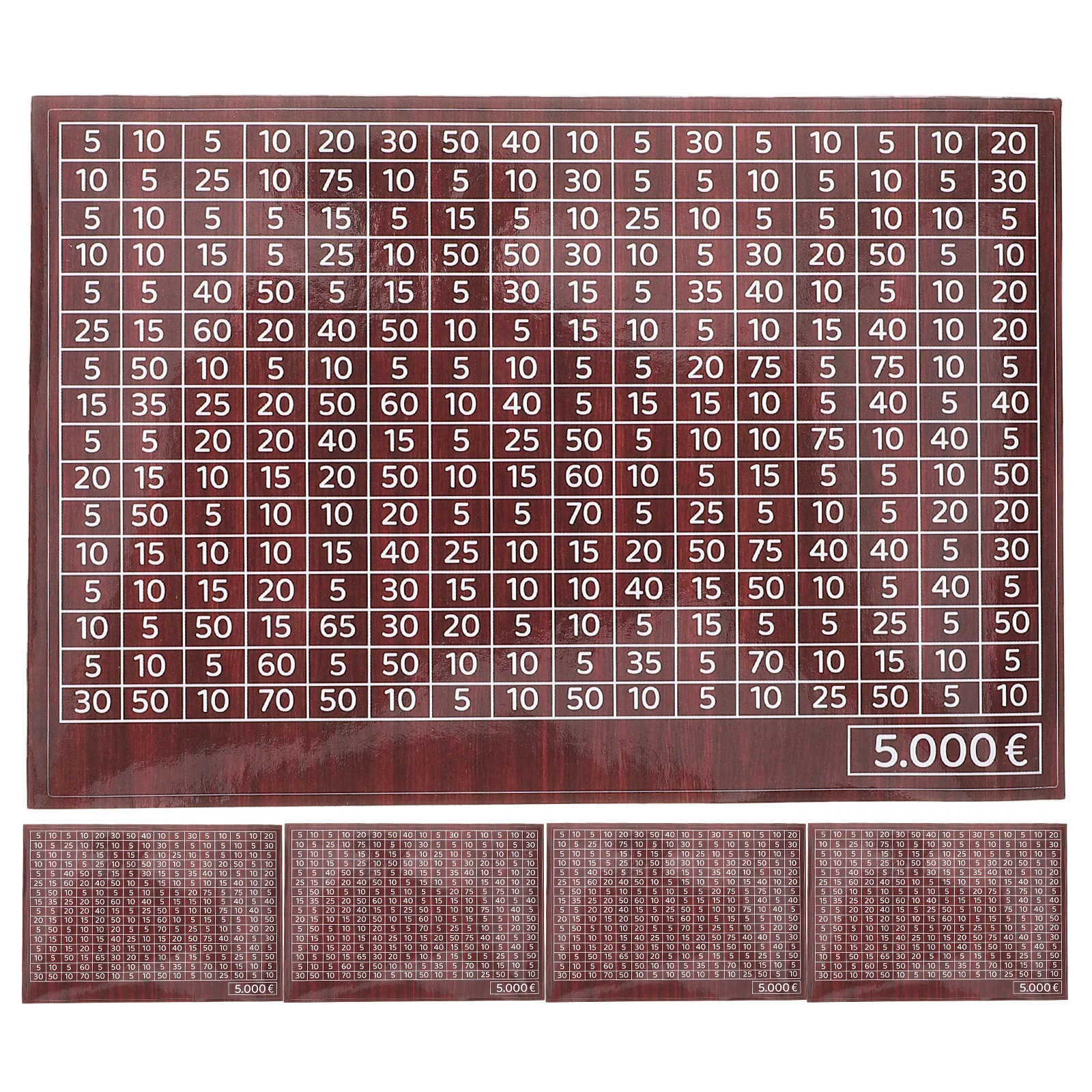 50 pièces cartes de suivi budgétaire autocollants pour boîte à billets pour pot de défi d'économie européenne conteneur d'argent fournitures de suivi d'épargne lumière