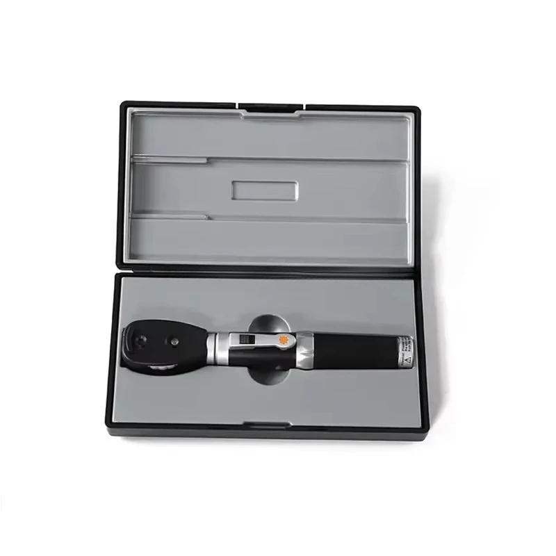 Portable Manual Ophthalmoscope Direct Ophthalmic Equipment with 5 Different Apertures for Eye Test Medical Use