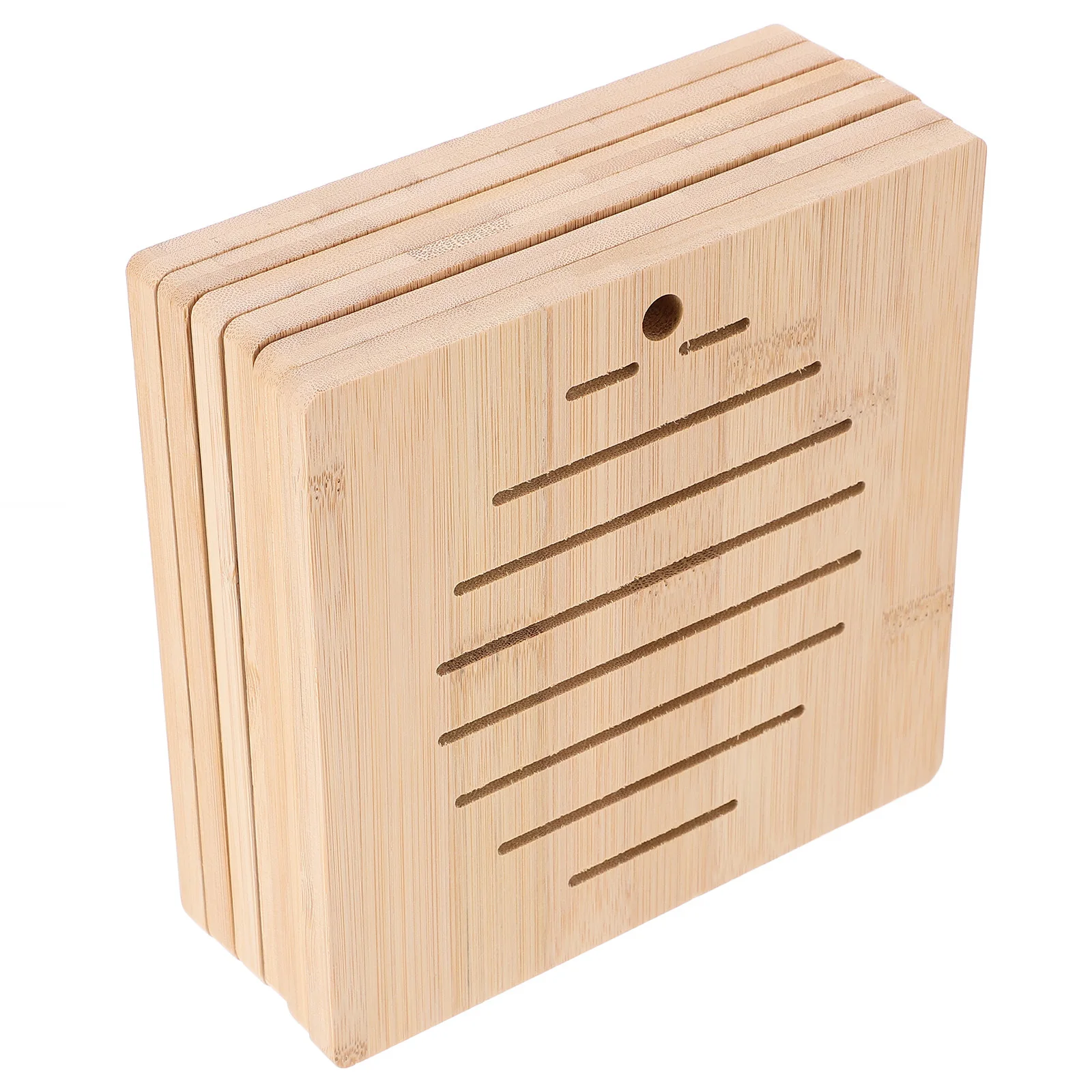 

6 шт. противоскользящая бамбуковая подставка для столовых приборов, теплоизолированная плетеная подставка из ротанга для дома, кофейни, настольный коврик, держатель для горшка, обеденный коврик для кухни