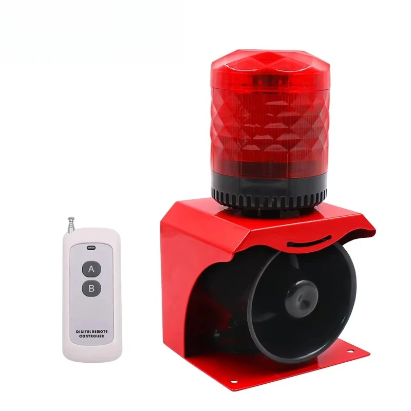 

Portable Indoor/Outdoor Safety Remote Siren Industrial Waterproof Wireless Control DC/AC Voltage Range Audible Visual Alarm