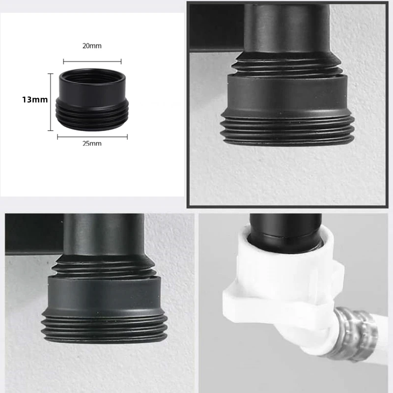 G1/2/G3/4 Interface Brass Washing Machine Faucet Nozzle, Automatic Washing Machine Water Inlet Adapter Converter