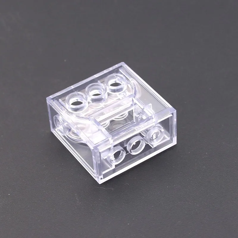 Boîte de Turbine de réduction transparente, 3 pièces/lot, raccords d'engrenage, pièce high-tech 6588, accessoire Birck pour blocs de construction, bloc créatif