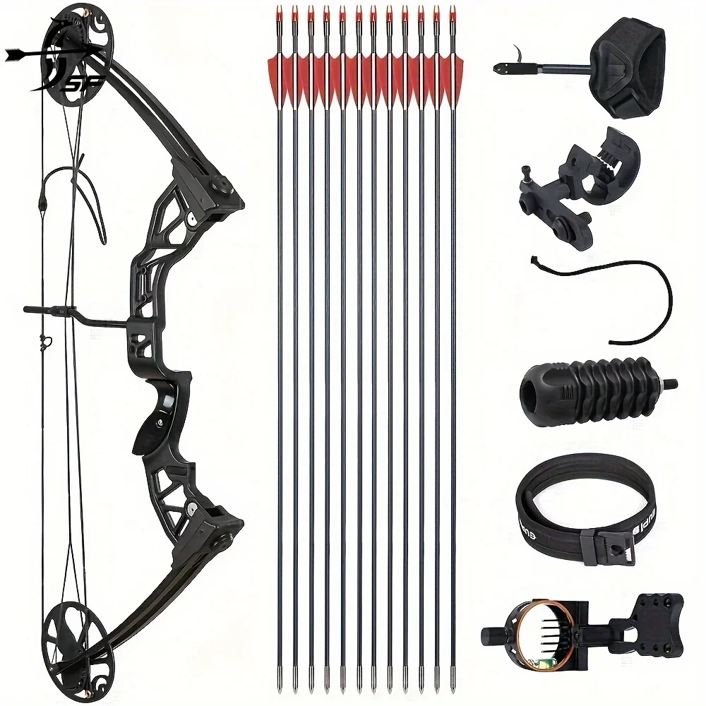 SF Compound Bow Archery for Adults, 30-70 Lbs Draw Weight, 19