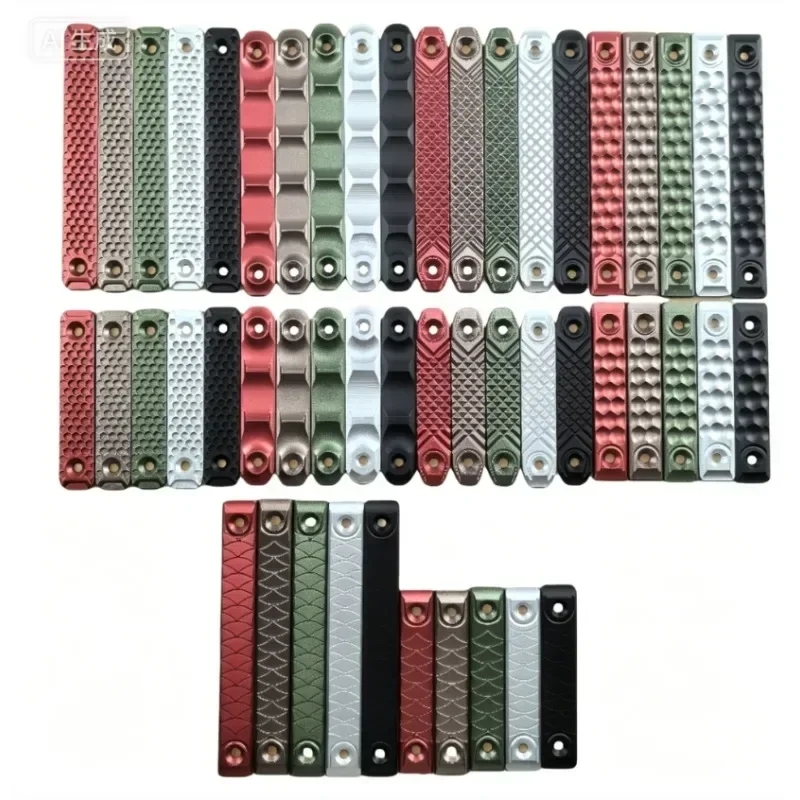 CNC Aluminium MLOK Handschutzabdeckungen Dune Matrix Honeycomb Dragon Scale SLR MK8 Schienen-Dekorteile – Detail 1