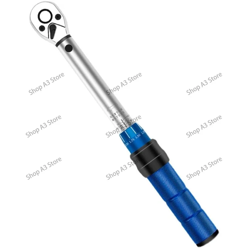 Bicycle Torque Wrench Drive Precision Adjustable Torque 2-24NM Two-way 72-tooth Alloy Steel Ratchet Wrench