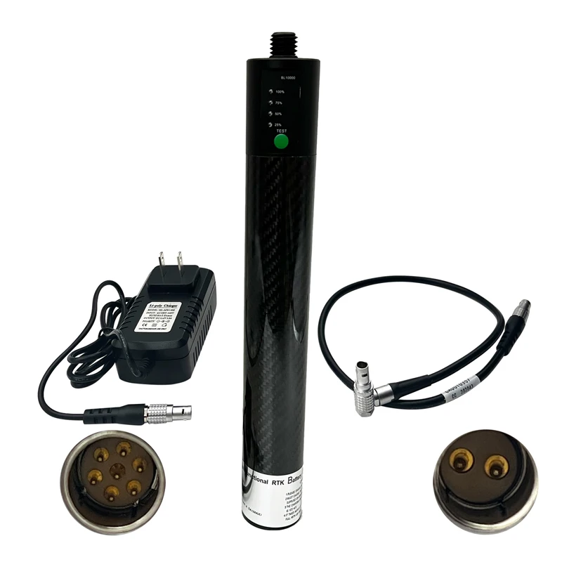 Imagem -05 - Bateria para Leica Pólo Sul Hi-alvo do Gnss Trimble Gnss Rtk Chc Gps Pólo 12v Bateria Externa de Energia 10000mah