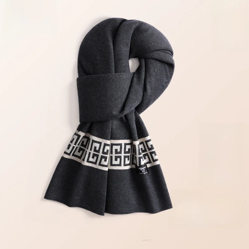 septwolves-ウールニットスカーフ-厚手フリース-暖かい冬用スカーフ-メンズ-防寒ネックウォーマー-ギフトボックス-韓国風長方形スカーフ