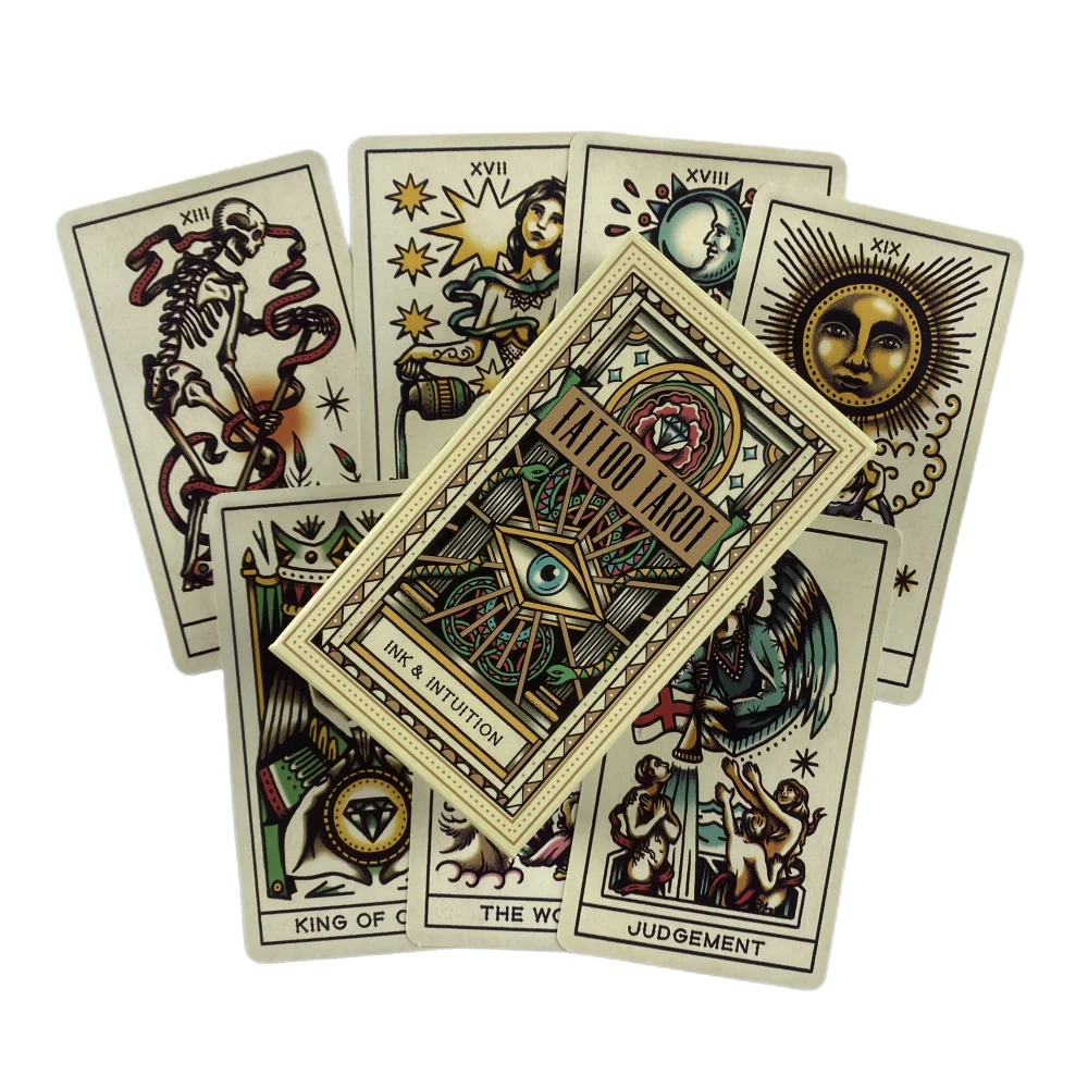 Tarot In Wonderland Cards Divination Deck English Versions Edition Oracle Board Playing INK Table Game For Party